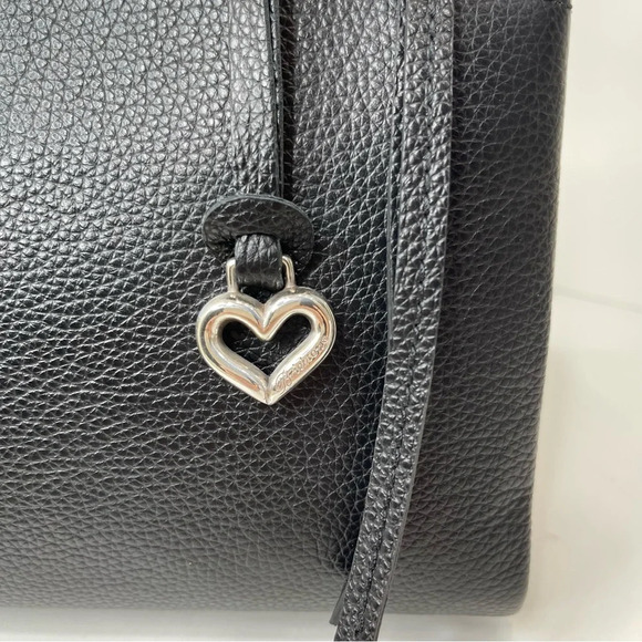 Brighton Eve Straw Messenger Cross Body Wheat-Black Handbags quiet luxury - Picture 7 of 16